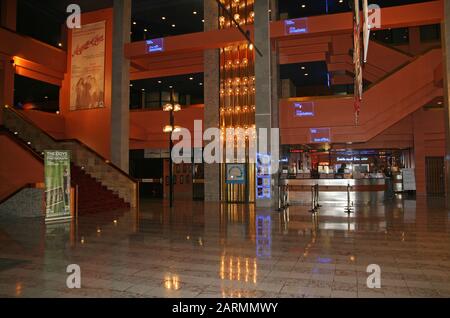 Interior main hall of Joburg Theatre, Braamfontein, Johannesburg, Gauteng, South Africa. Stock Photo