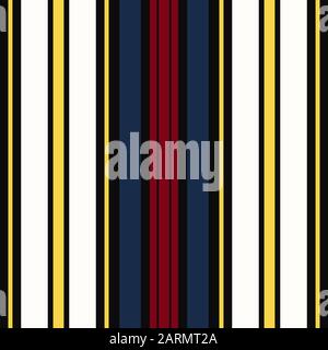 Stripe seamless pattern with colorful colors parallel stripes. Vector illustration EPS 10 Stock Vector