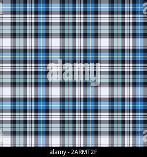 Tartan, plaid pattern seamless vector illustration. Checkered texture for clothing fabric prints, web design, home textile. Stock Vector