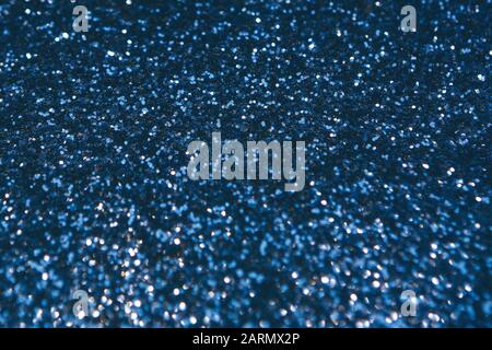 Abstract glowing classic blue color festive background Stock Photo