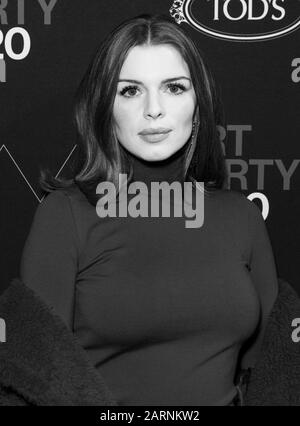 Julia Fox wearing dress by Max Mara attends Whitney Contemporaries Art