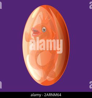 Fish character and fish oil. Cartoon style vector illustration. Stock Vector