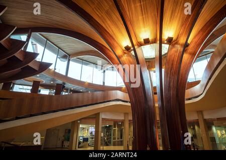 The Council of Europe interior and the former seat of the European Parliament in Strasbourg, France Stock Photo
