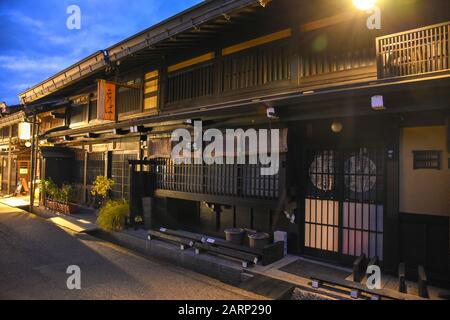 Traditional architecture of the Sanmachi-Suji district, Takayama Stock Photo