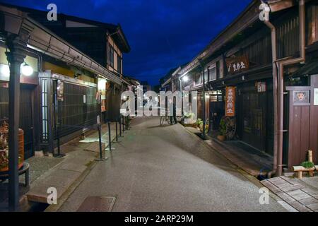 Traditional architecture of the Sanmachi-Suji district, Takayama Stock Photo