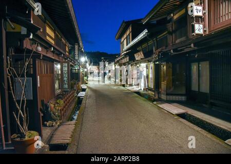 Traditional architecture of the Sanmachi-Suji district, Takayama Stock Photo