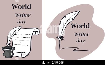 World Water Day. Postcard, banner, flyer. Greeting card. Doodle drawing Stock Vector