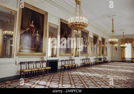 Interior of the Noordeinde Palace - gallery room (1984 Stock Photo - Alamy