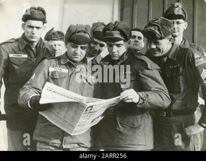 American singer and actor Elvis Presley during the military service under the US Army, Friedberg, Germany 1959 Stock Photo