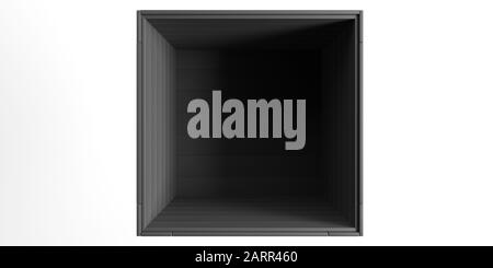 https://l450v.alamy.com/450v/2arr460/crate-open-up-cutout-isolated-against-white-background-empty-wood-box-container-black-color-for-transport-shipping-top-view-3d-illustration-2arr460.jpg