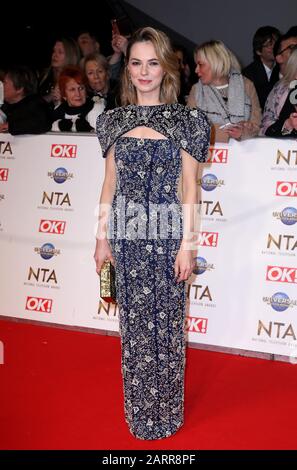 Kara Tointon attending the National Television Awards 2020 held at the O2 Arena, London. Stock Photo