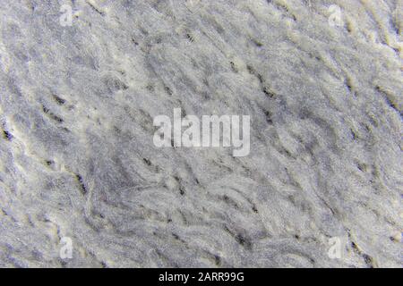image background of gray synthetic wool fabric Stock Photo