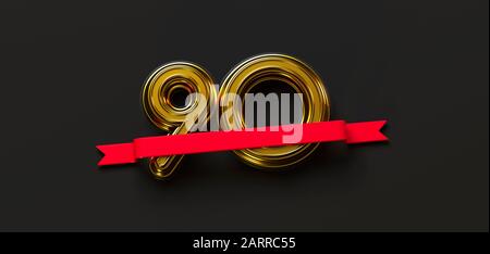 90th anniversary Stock Photo