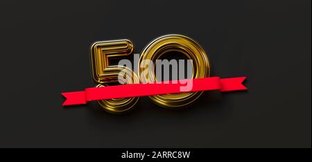 50th anniversary Stock Photo