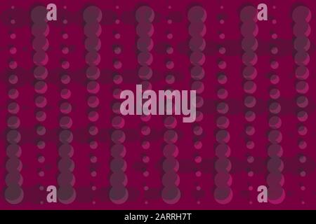 Abstract creative decorative drops dark pink red circles pattern vector background Stock Vector