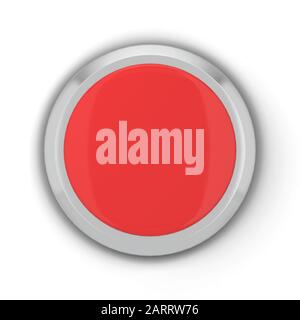 Do Not Press Red Button Stock Photo - Alamy