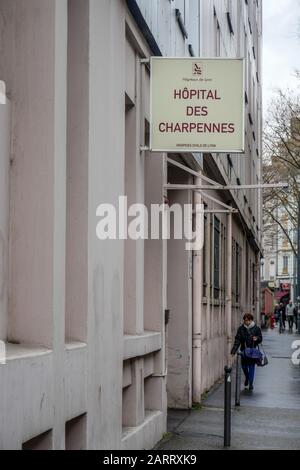 Charpennes Hospital, Villeurbanne, Rhone, AURA Region, France Stock Photo