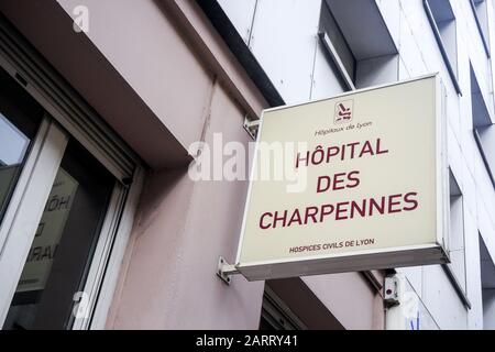 Charpennes Hospital, Villeurbanne, Rhone, AURA Region, France Stock Photo