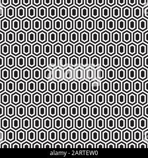 Seamless vector abstract honeycomb pattern background Stock Vector