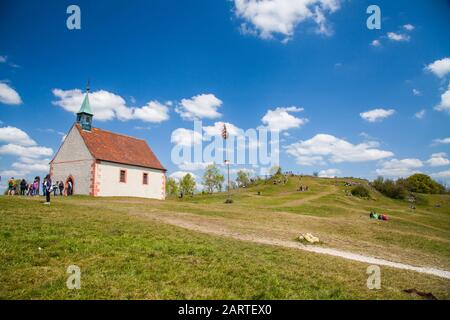 Walberla mountain in middle franconia, Germany Stock Photo