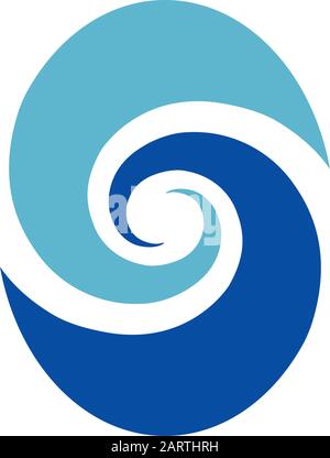 S logo for beach resort or other business. Stock Vector