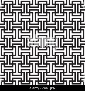 Greek key pattern seamless vector design in brown - inspired by ancient ...