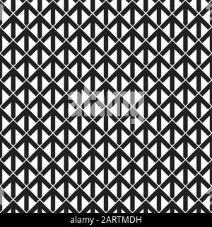 Seamless direction arrow pattern background Stock Vector