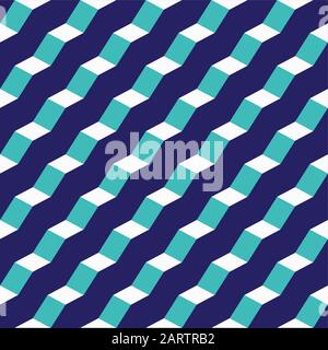 Seamless geometric abstract faceted step pattern Stock Vector