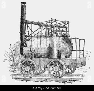 Locomotive, 1814 Stock Photo - Alamy