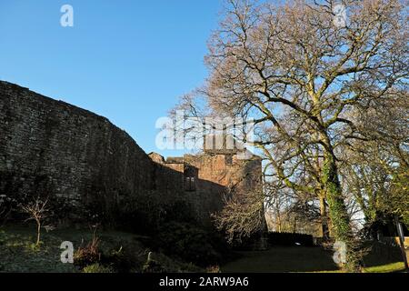 St Briavels Castle (12th Century) now a YHA hostel on the edge of the Forest of Dean near Lydney in Gloucestershire, England, UK  KATHY DEWITT Stock Photo