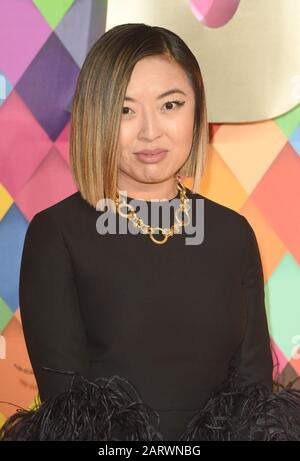 Photo Must Be Credited ©Alpha Press 079965 29/01/2020 Cathy Yan at the Birds of Prey World Premiere held at the at Odeon BFI IMAX Waterloo London Stock Photo