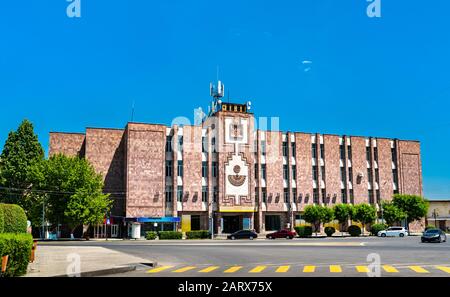 Komitas Square in Etchmiadzin, Armenia Stock Photo