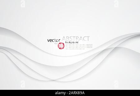 White silk satin background smooth texture background Stock Vector