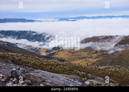 The beautiful at the El Cocuy National Park, Boyaca, Colombia Stock Photo