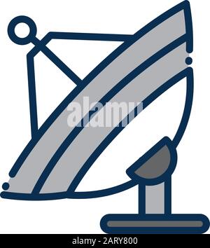 astronomy and space on white background vector illustration Stock Vector