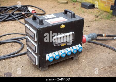 power distribution unit Stock Photo