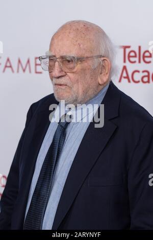 January 28, 2020, Loa Angeles, California, USA: ED ASNER attends the Television Academy Hall of Fame Ceremony at the Saban Media Center in Los Angeles, California (Credit Image: © Charlie Steffens/ZUMA Wire) Stock Photo