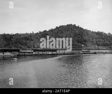 Shipping of the U-Brigade from Batavia to Padang (1st series)  Emmahaven Padang Date: 29 November 1946 Location: Indonesia, Dutch East Indies, Padang, Sumatra Stock Photo