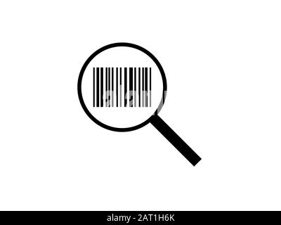 Barcode, code icon. Vector illustration, flat design. Stock Vector