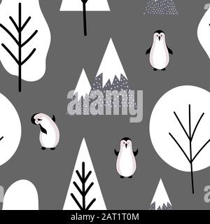 Grey rhombus seamless pattern. Vector hand drawn background Stock Vector