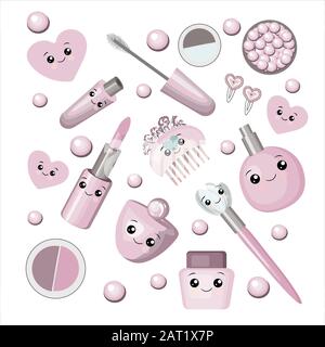 A set of packaging templates with a texture for cosmetic products. Template design for flyer, cover, flyer, postcard for hotel, beauty salon, spa Stock Vector