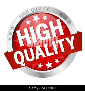 colored button with banner and text High Quality Stock Vector