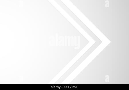 Abstract texture geometric White and gray color technology modern futuristic background, illustration Stock Vector