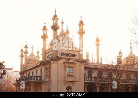 Brighton Pavilion, the Royal Pavilion in Brighton, United Kingdom. Stock Photo