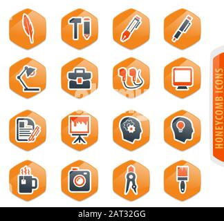 Creative process icons set Stock Vector Image & Art - Alamy