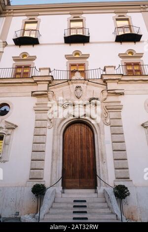 Rome, Italy - Dec 26, 2019: The Monster door on Zuccari Palace, Rome, Italy, Europe Stock Photo