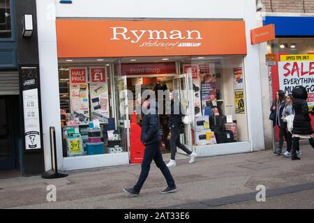 Ryman, Stationary shop in Oxford Stock Photo