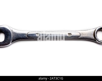Wrench isolated on white background Stock Photo