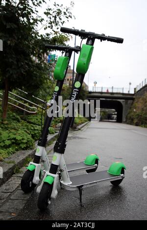 Lime S Electric Scooters For Rental In The City Cologne Germany