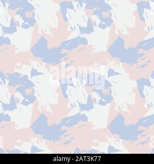 Abstract Brush Strokes Camouflage Seamless Pattern - This is an abstract brushstrokes Camouflage pattern suitable for fashion prints, patterns and bac Stock Vector